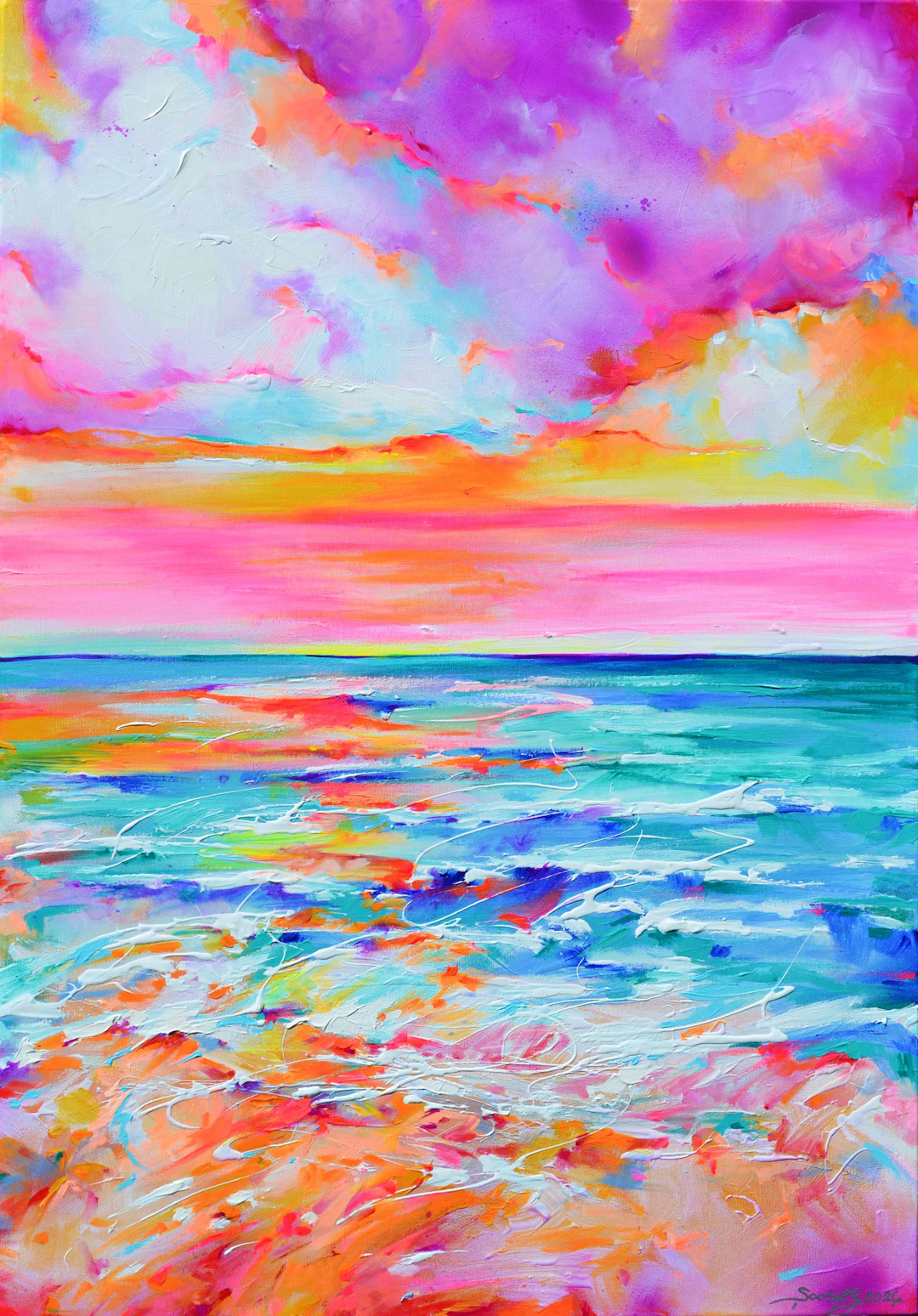 Colorful Temporal Tides - Soos Roxana Gabriela