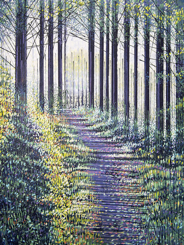 Late Autumn Forest Path - Marc Todd