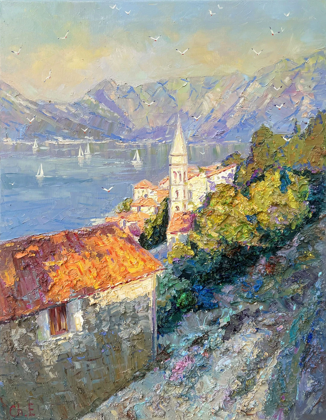 Mountain view - Evgeny Chernyakovsky