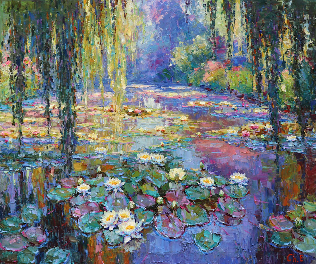 ""Water Lilyes"" - Evgeny Chernyakovsky
