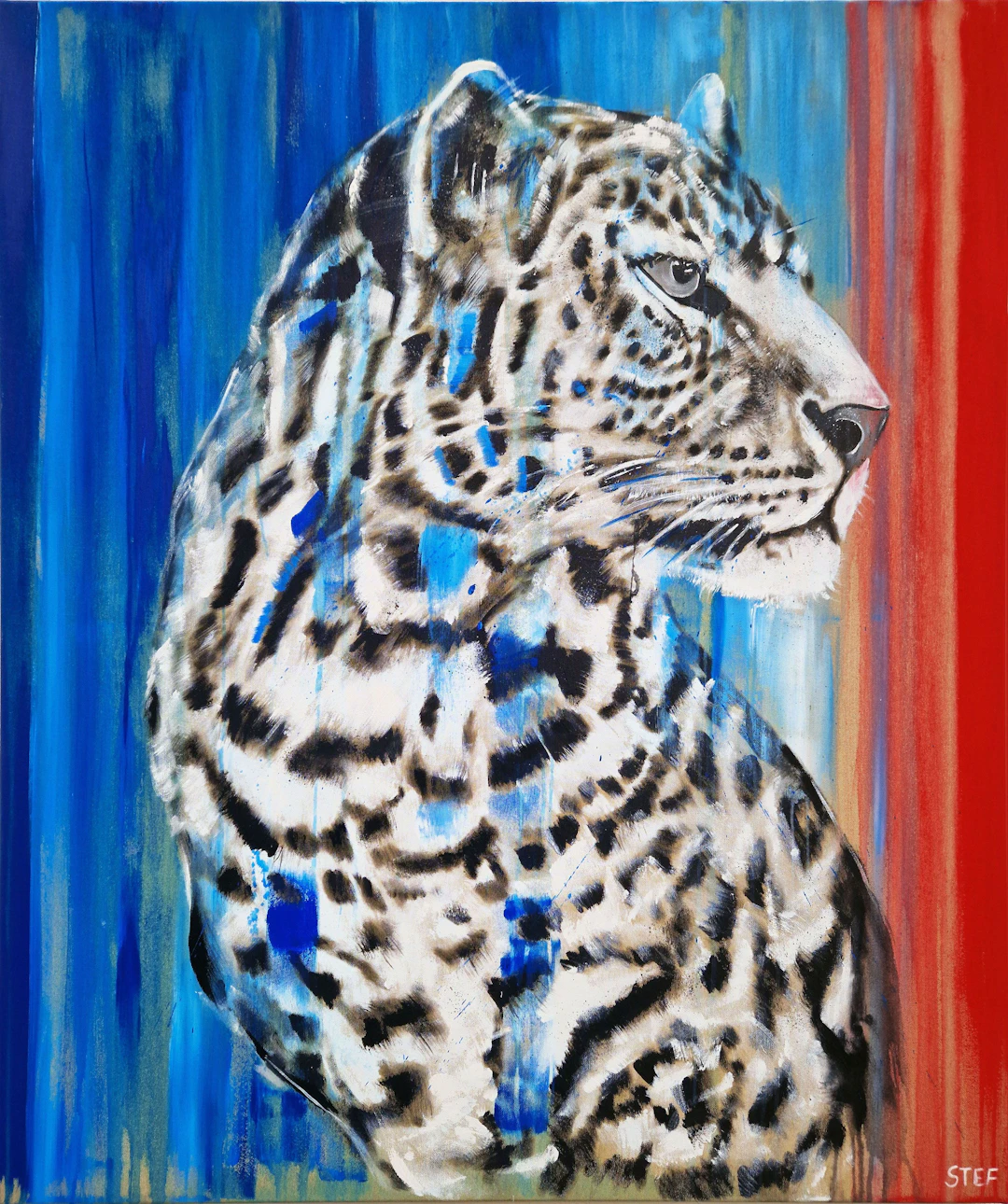 LEOPARD #5 - Red List - Stefanie Rogge