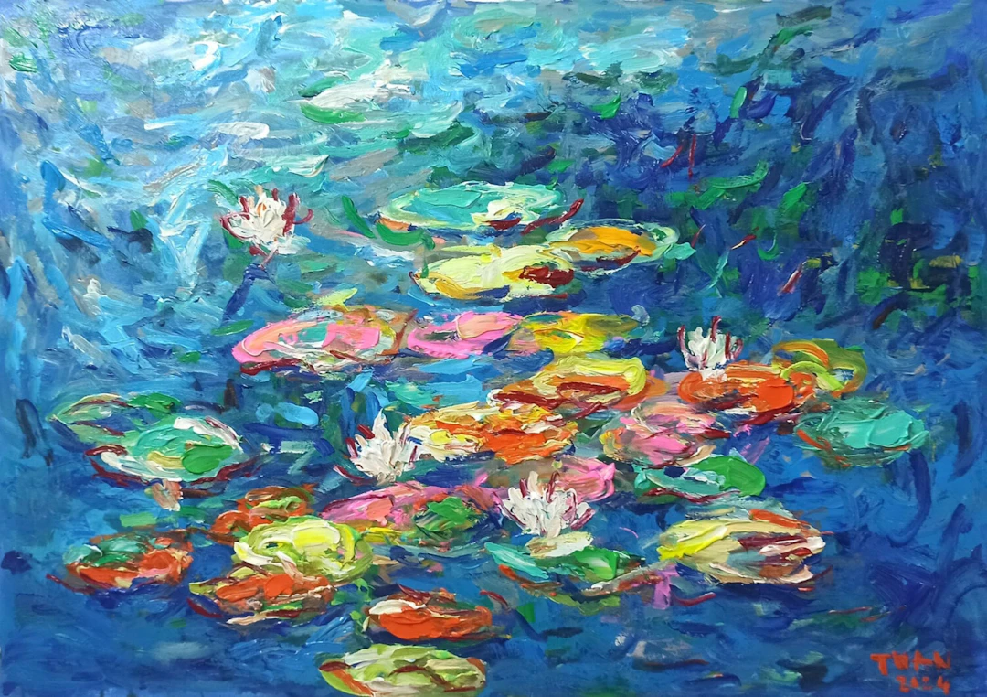 Colorful water lily - LE ANH TUAN