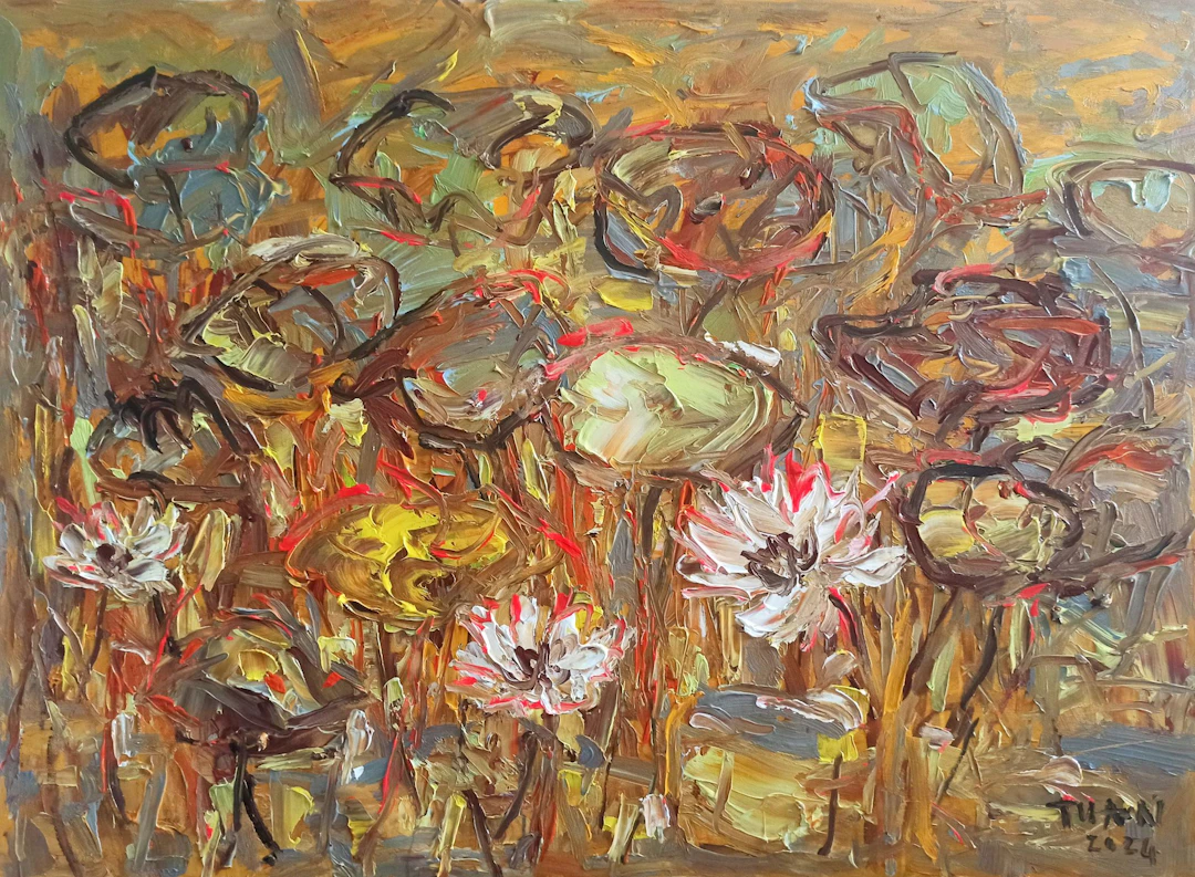 Blooming lotus pond - LE ANH TUAN
