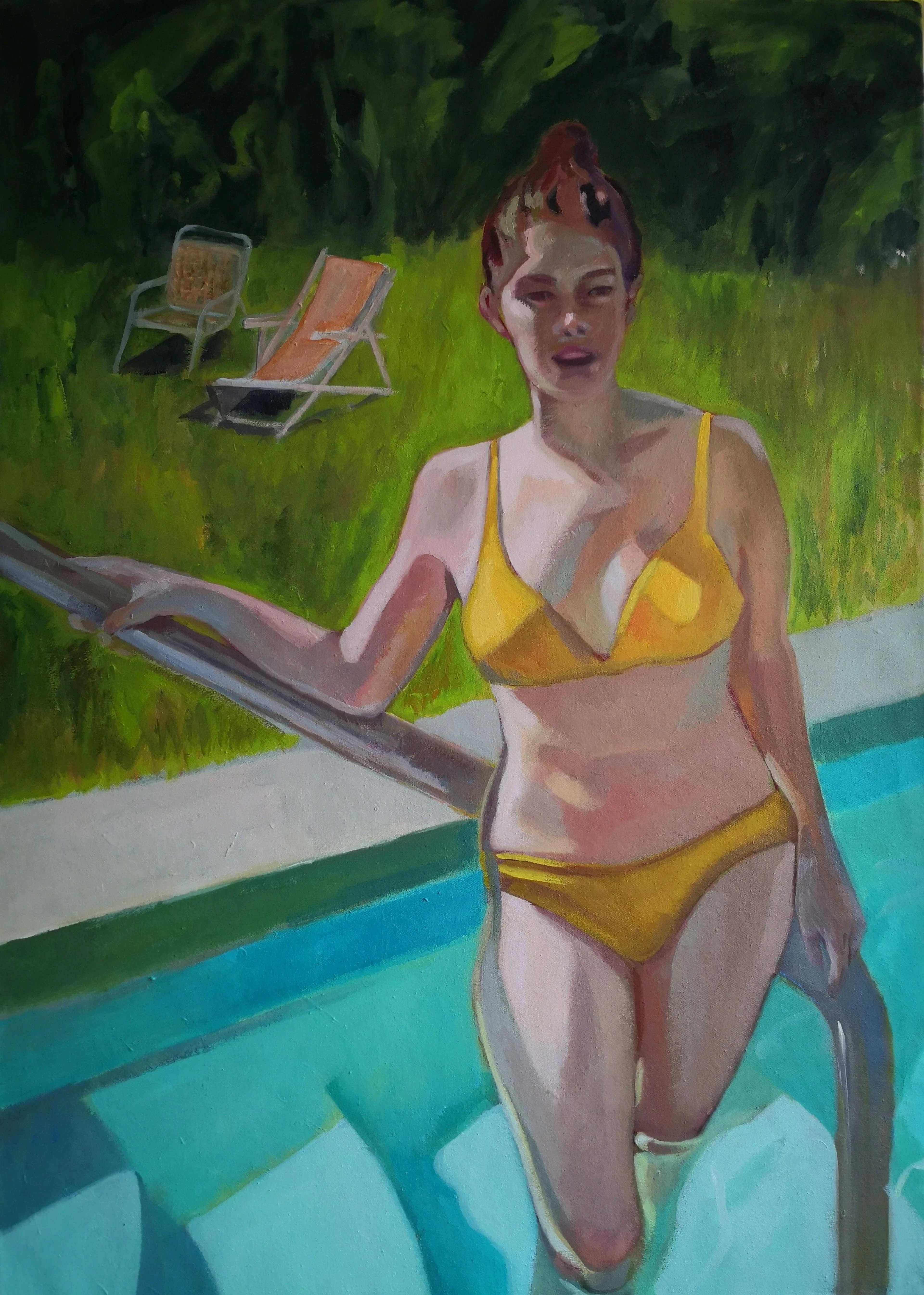 Yellow Bikini - Anyck Alvarez Kerloch
