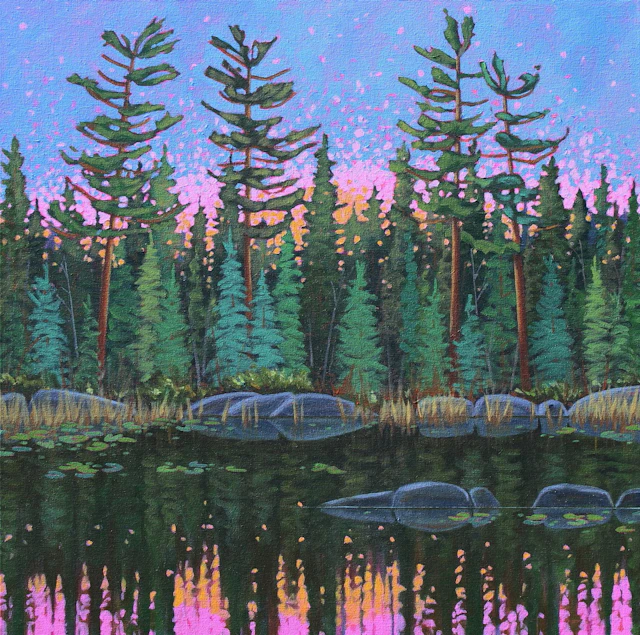 Morning Sun on the Water - Sage Mountain