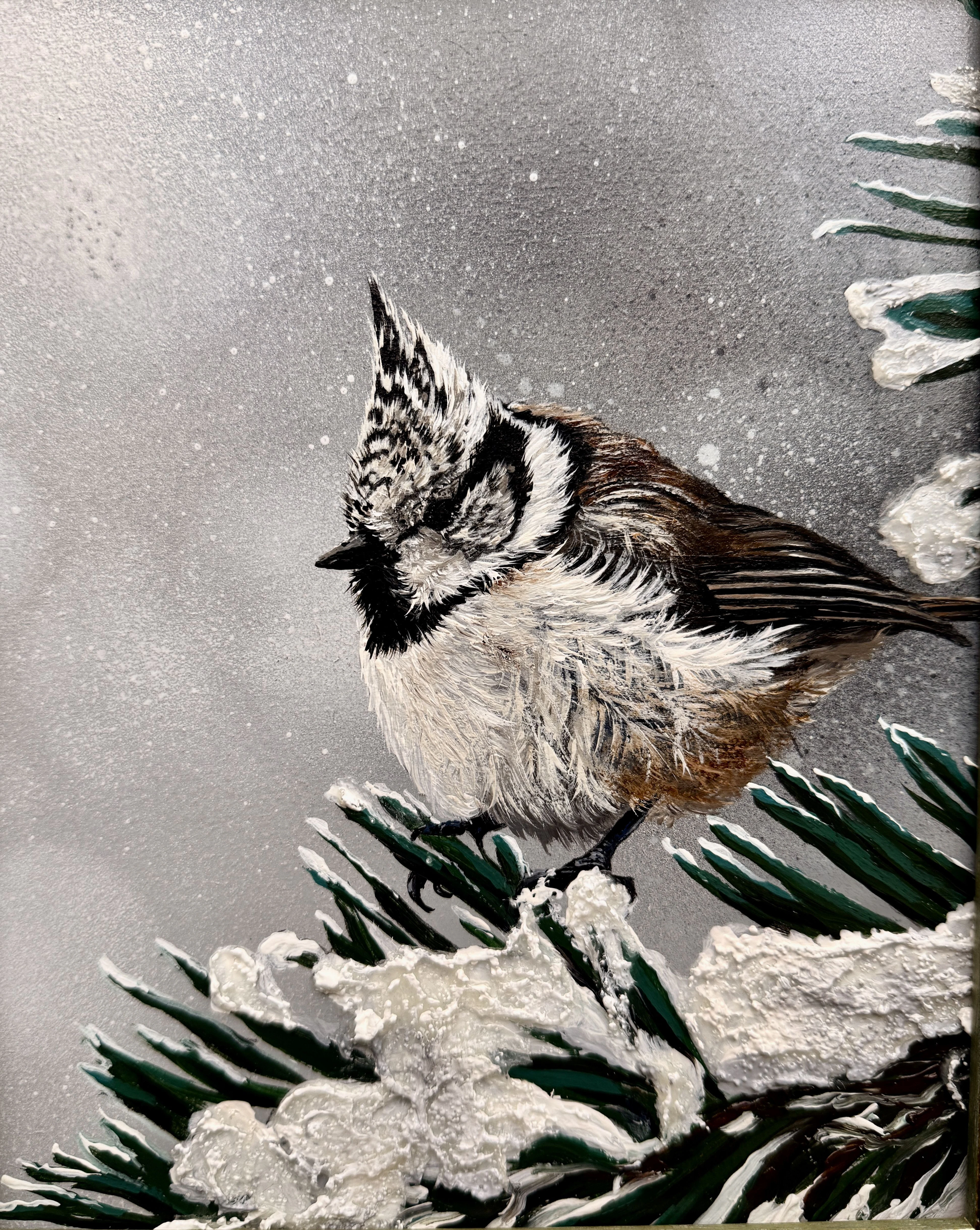 Bird #34 (coal tit) - Selene Art