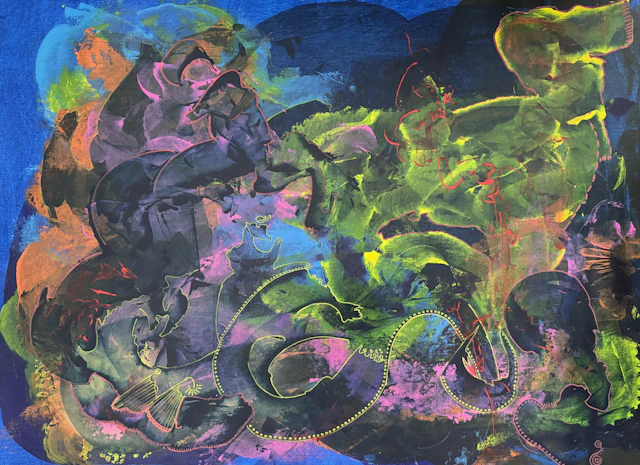 Abstract #69 | Hidden Currents - Pinar Akbaba