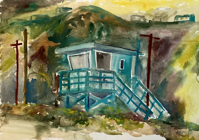 Lifeguard Tower Malibu - John Kilduff