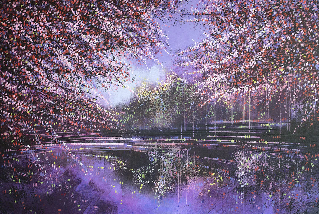 Spring Blossom By Moonlight - Marc Todd