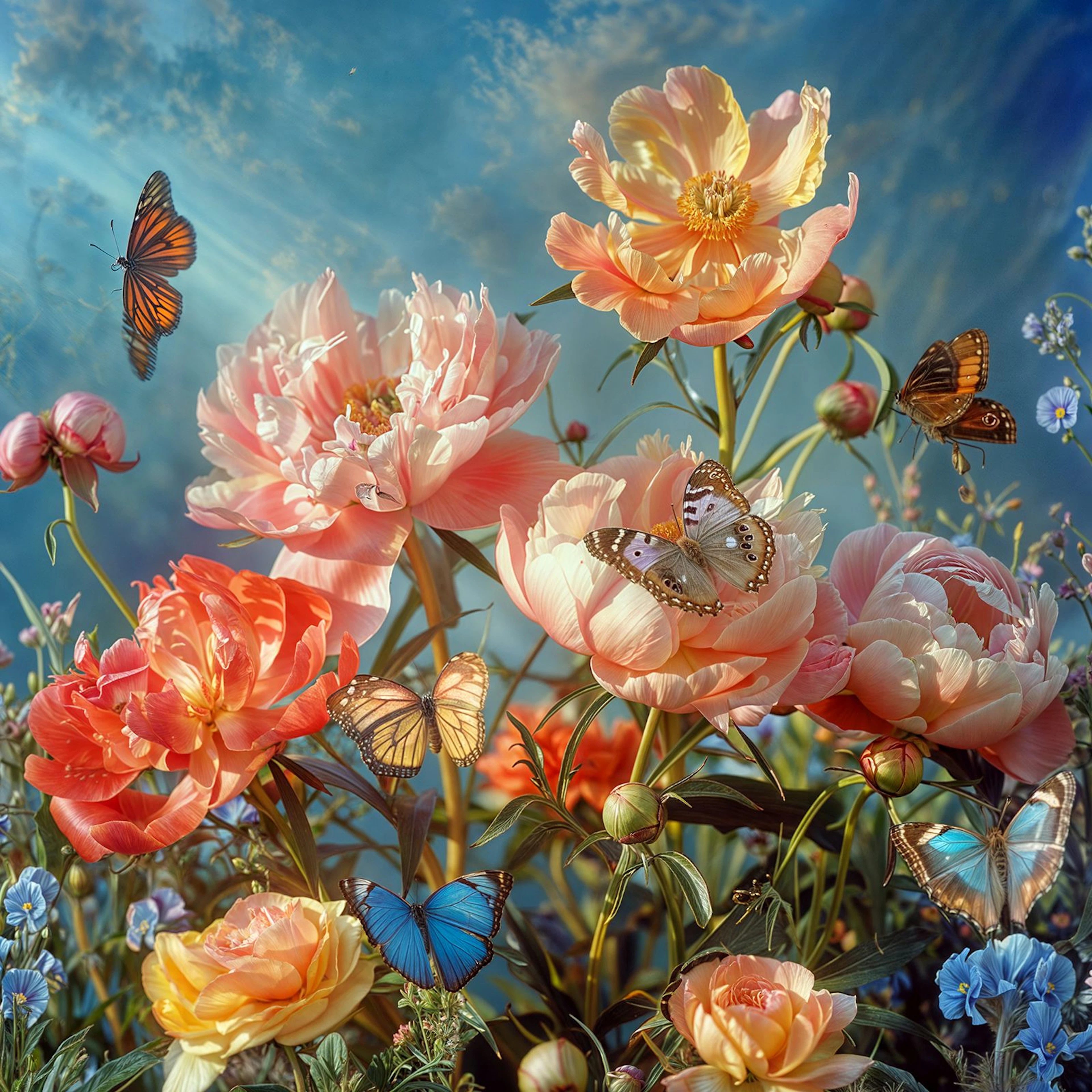 Butterfly Garden 5 - Michael Filonow