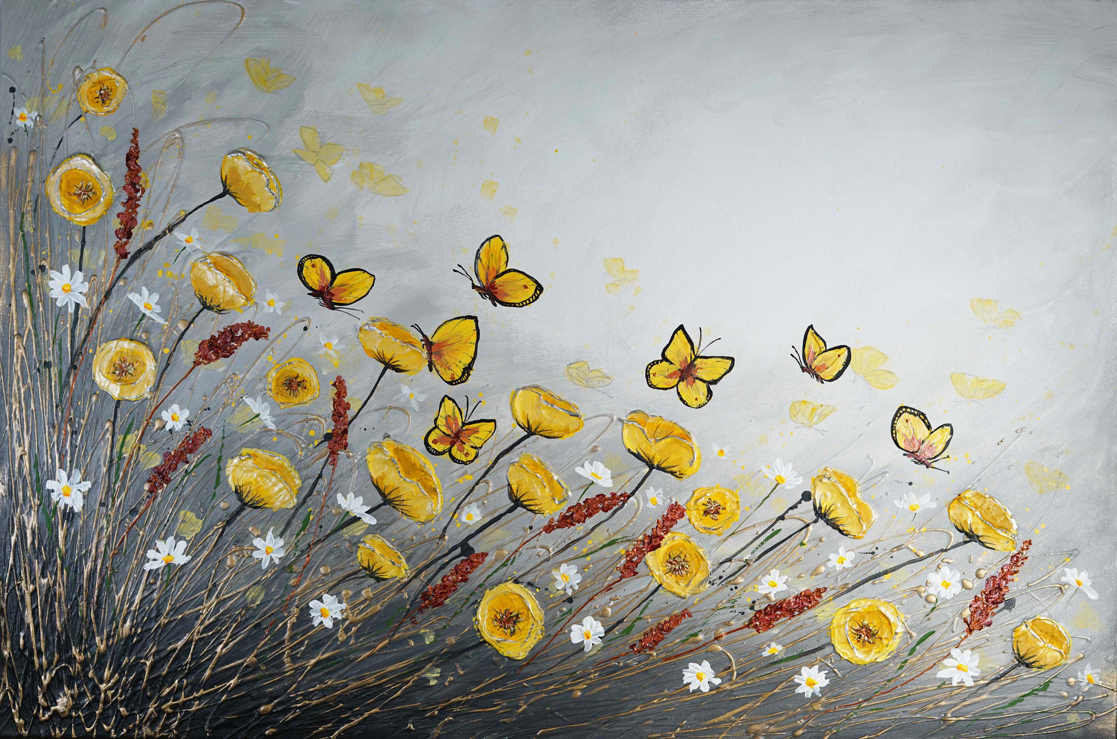 Dancing Butterflies in a Field of Flower - Amanda Dagg