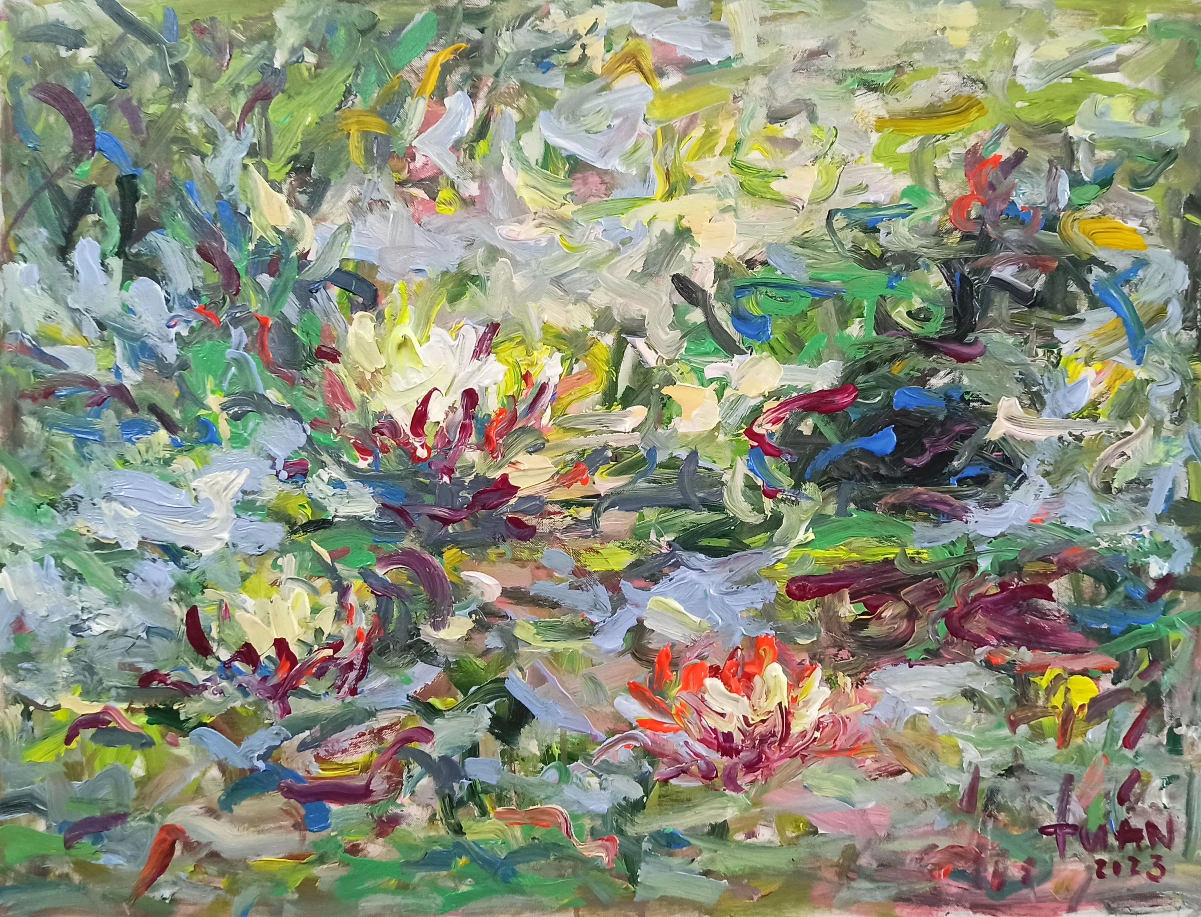 Flowers in the morning dew - LE ANH TUAN