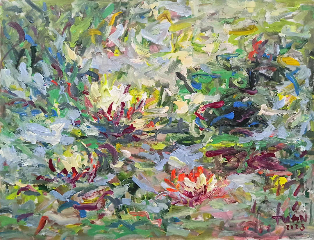 Flowers in the morning dew - LE ANH TUAN