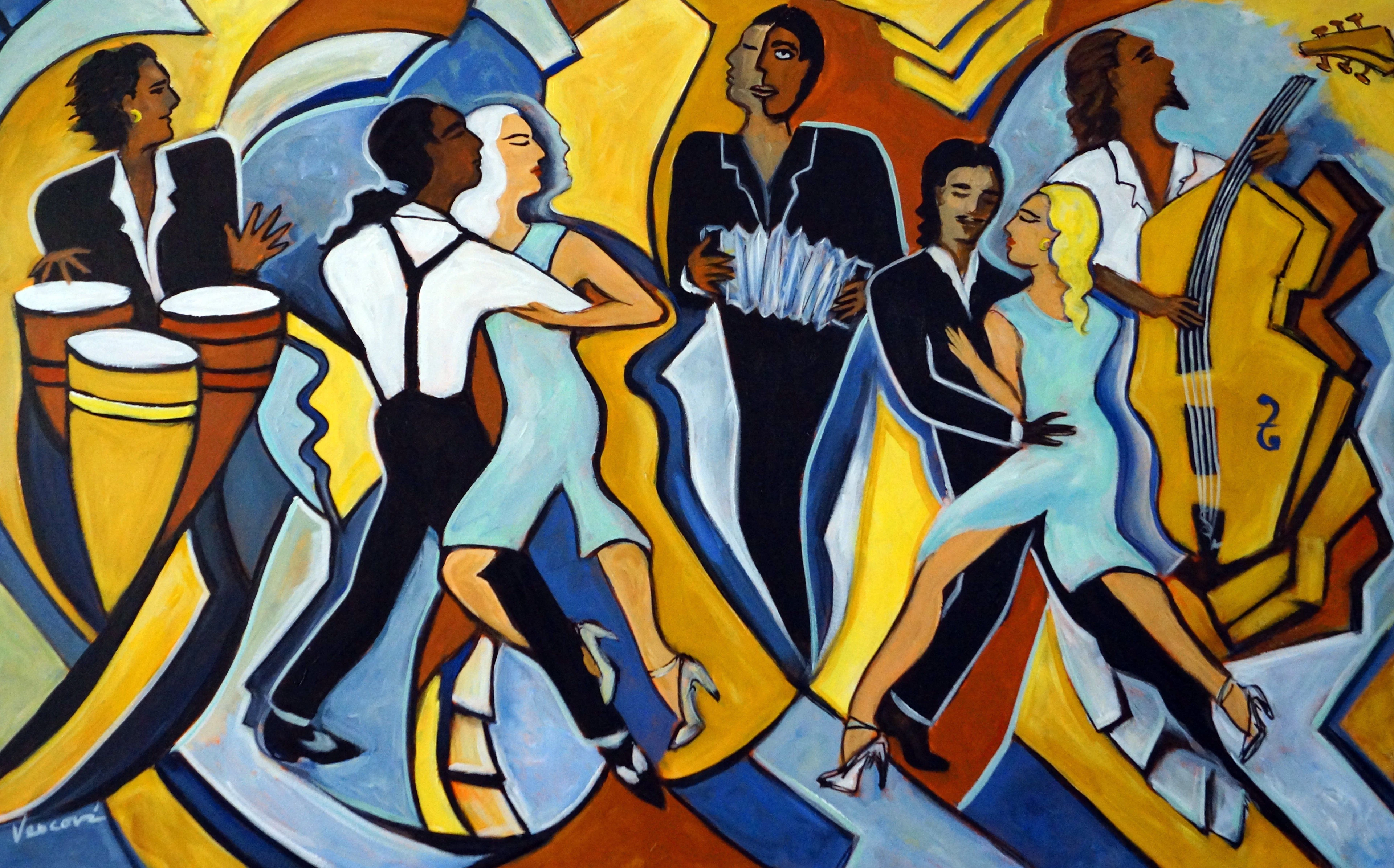 Cool Bleu Tango - Valerie Vescovi
