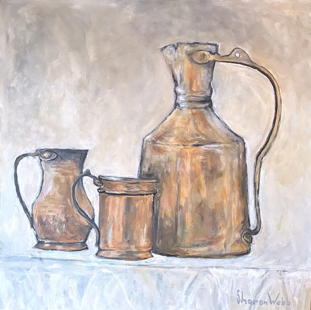 Antique Copper Still Life #C-7 - Sharon Webb