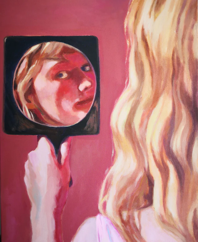 Blond in Mirror - Anyck Alvarez Kerloch