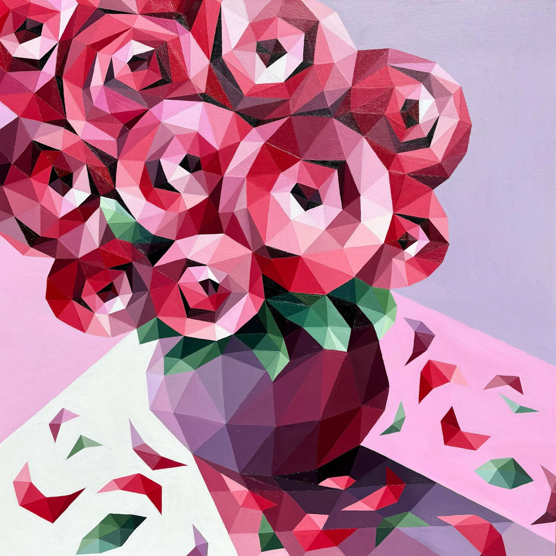 CARUSEL OF RED ROSES - Maria Tuzhilkina