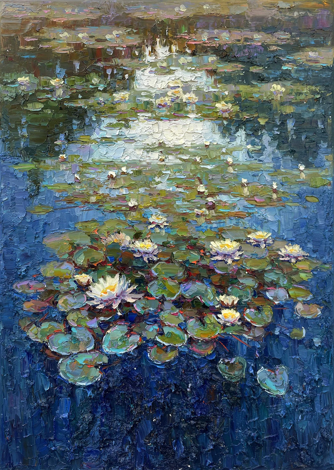 "" water lilies"" - Evgeny Chernyakovsky