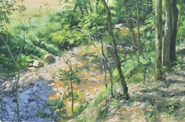 The two rocks banks of the Sumène - Anne Baudequin