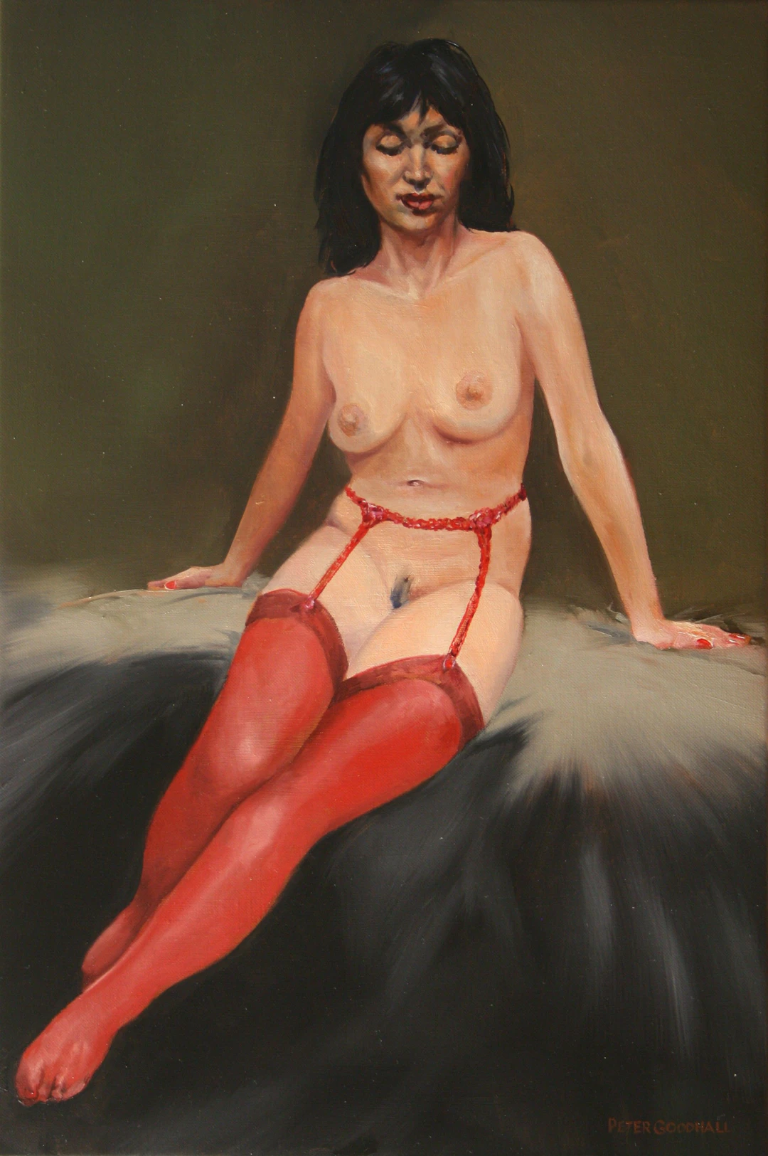 LADY IN RED - PETER GOODHALL