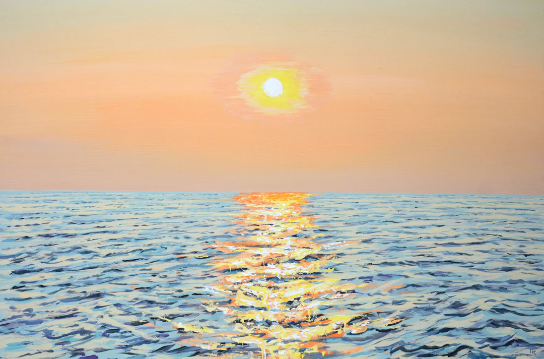 Gentle sunset 9. - Iryna Kastsova