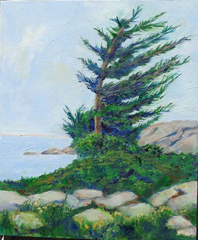 PINE ALONG THE COAST - Gayle Fitzpatrick