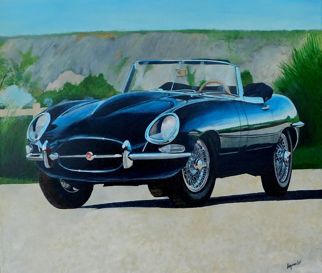 Jaguar E Type S1 dhc - Benjamin Self