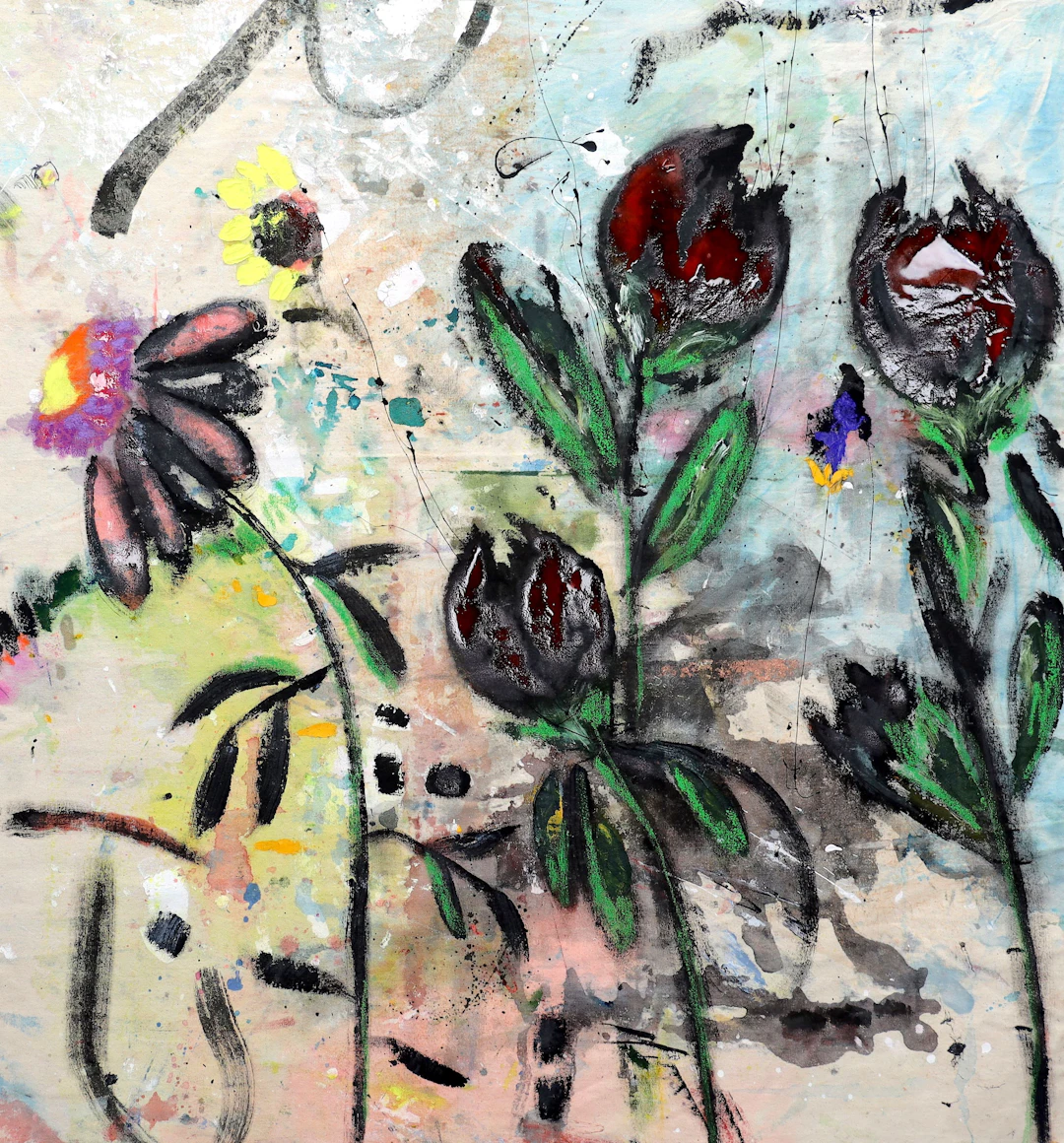 Flowers that tried to stay - Poonam choudhary