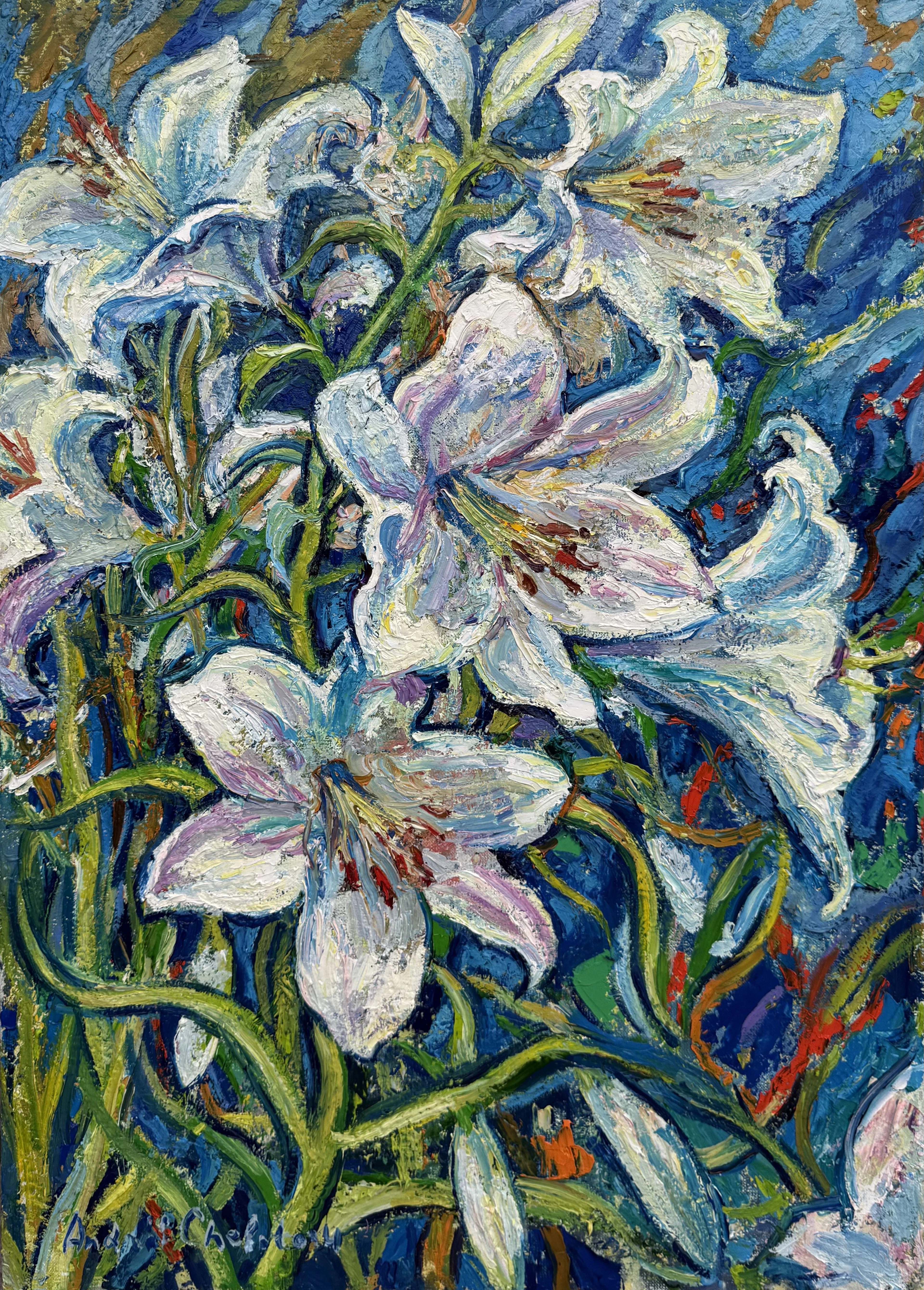 Lilies in the wind - Andrii Chebotaru