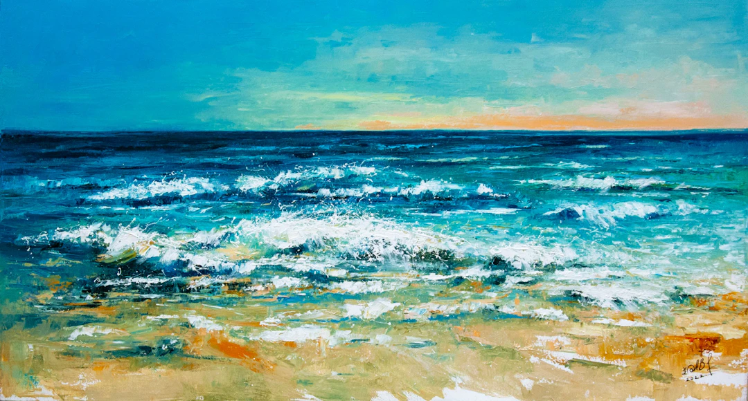 Dawn on the Mediterranean Sea - Anna Ravliuc