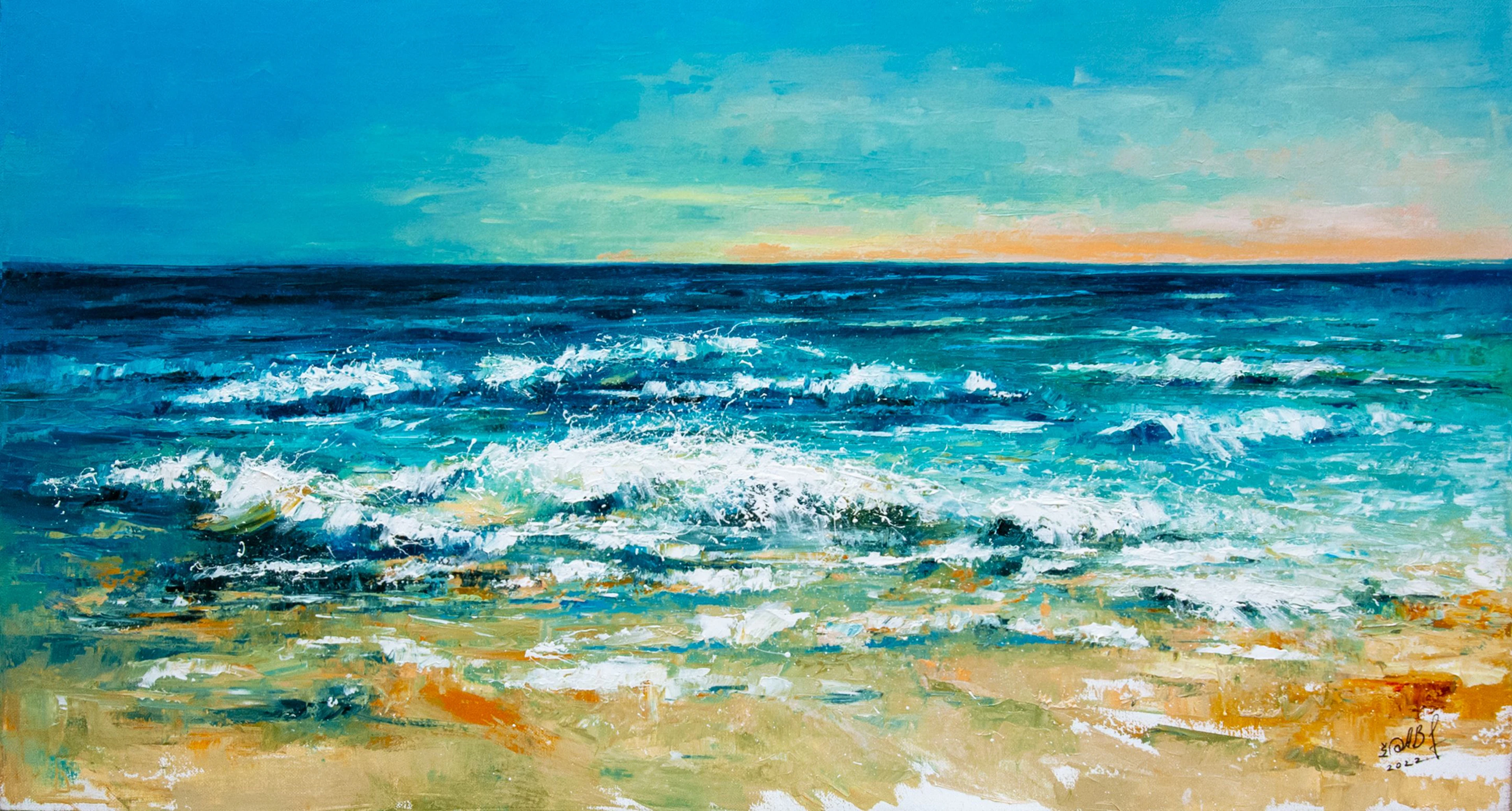 Dawn on the Mediterranean Sea - Anna Ravliuc