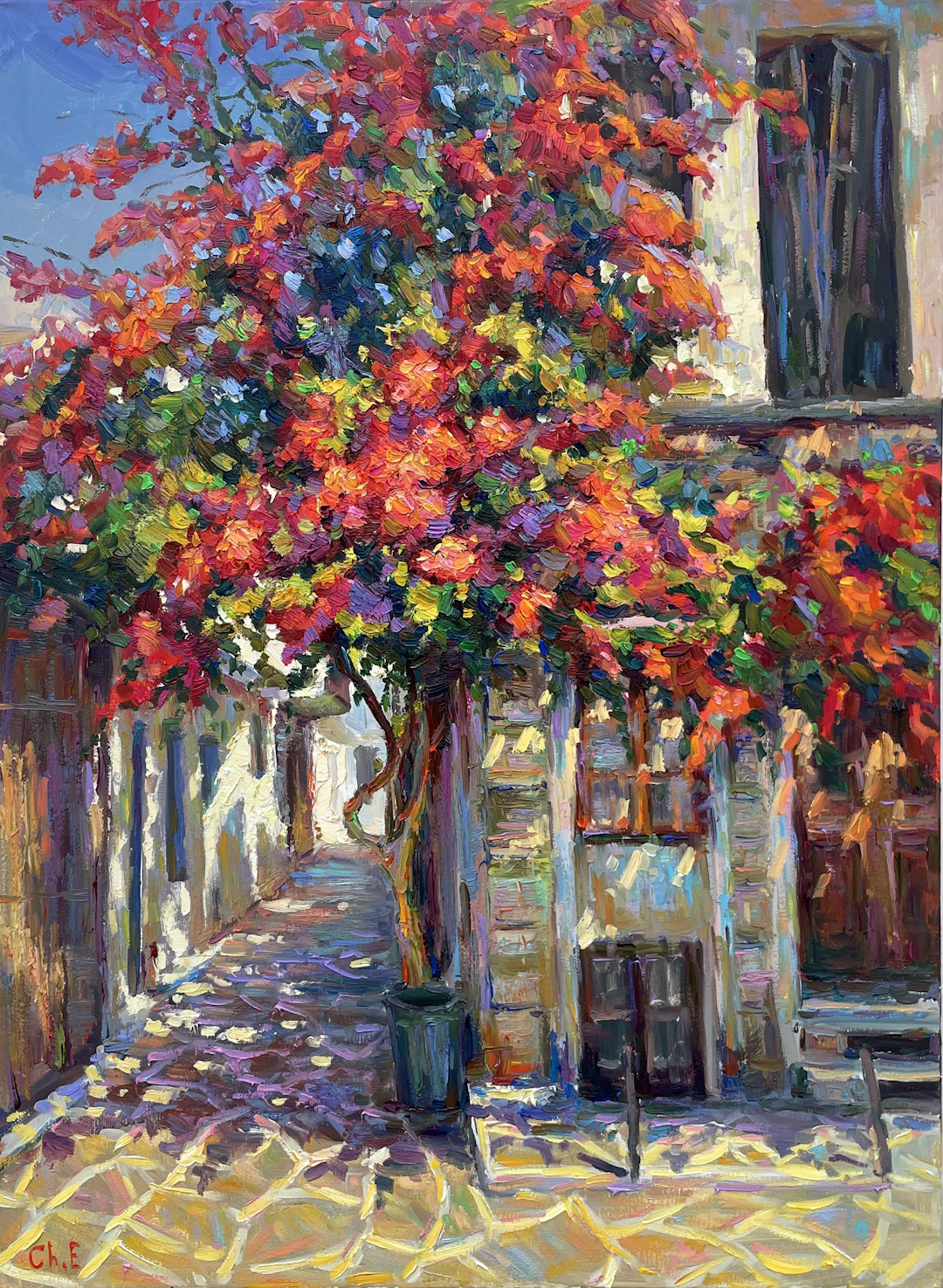 ""Blossoming tree"" - Evgeny Chernyakovsky