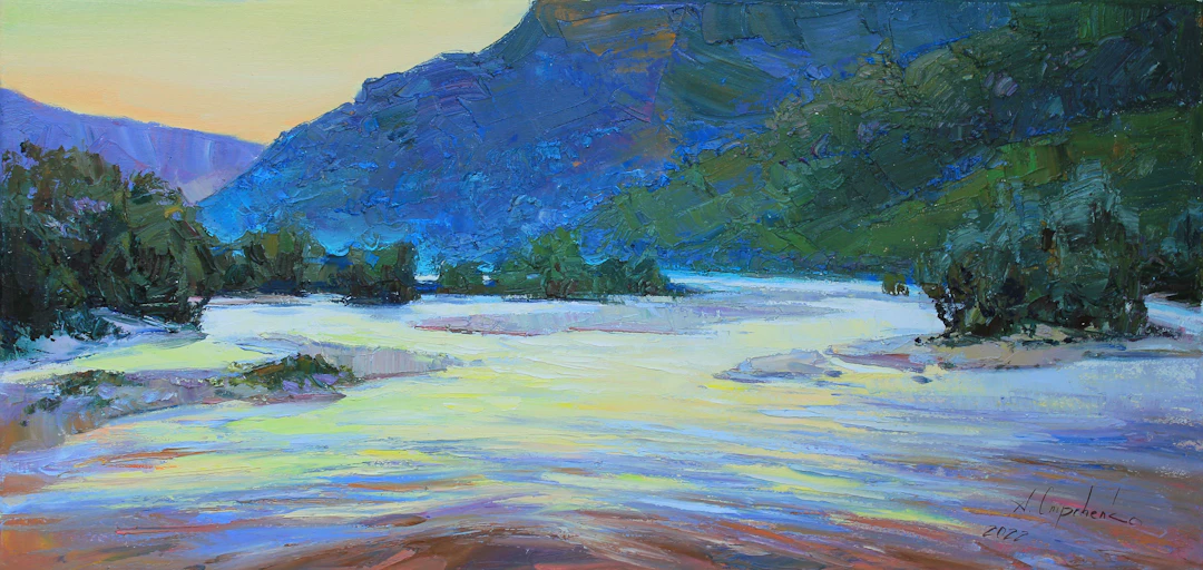""Evening view"" - Alisa Onipchenko-Cherniakovska
