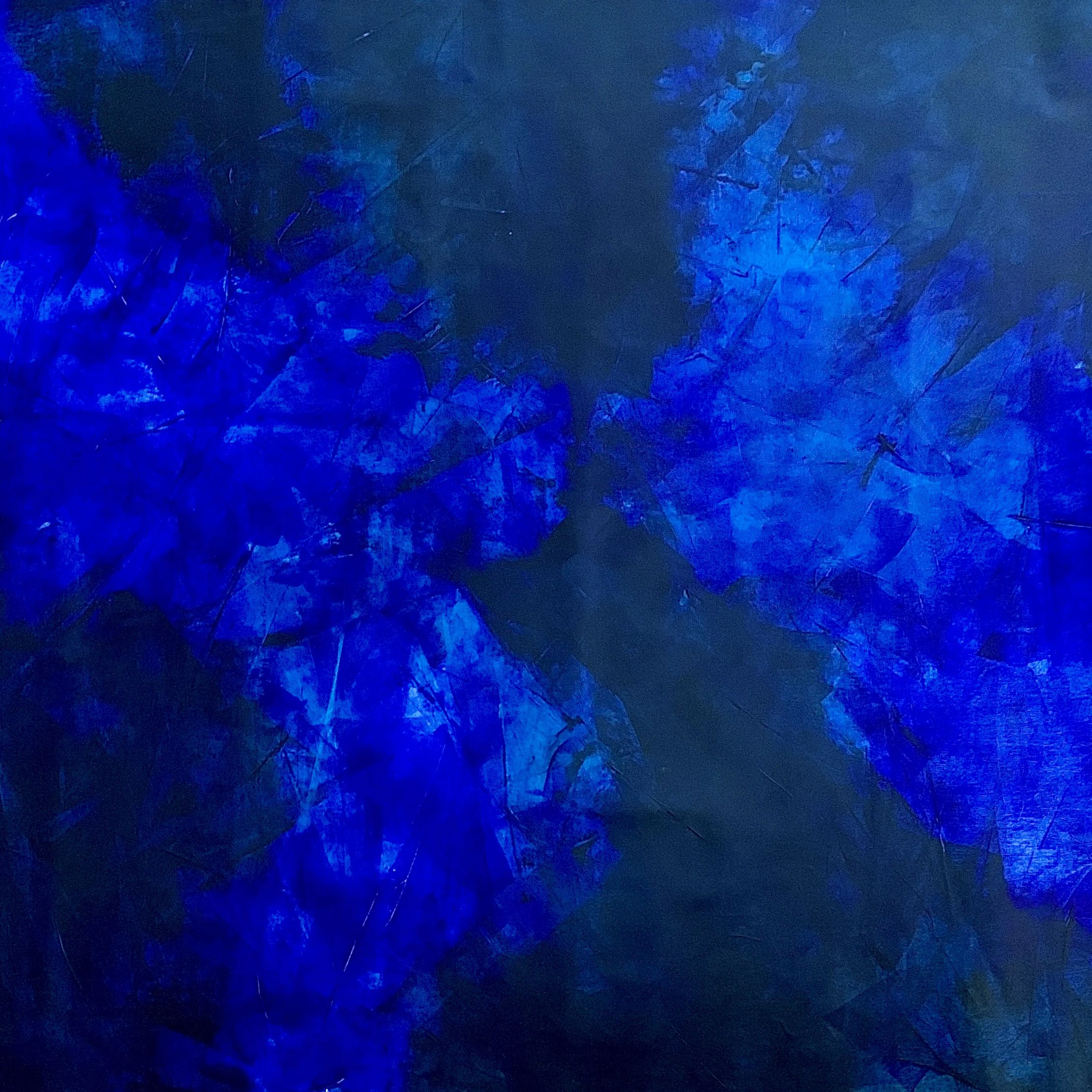 Blue abstract no. 3124 Beyond the sea - Anita Kaufmann