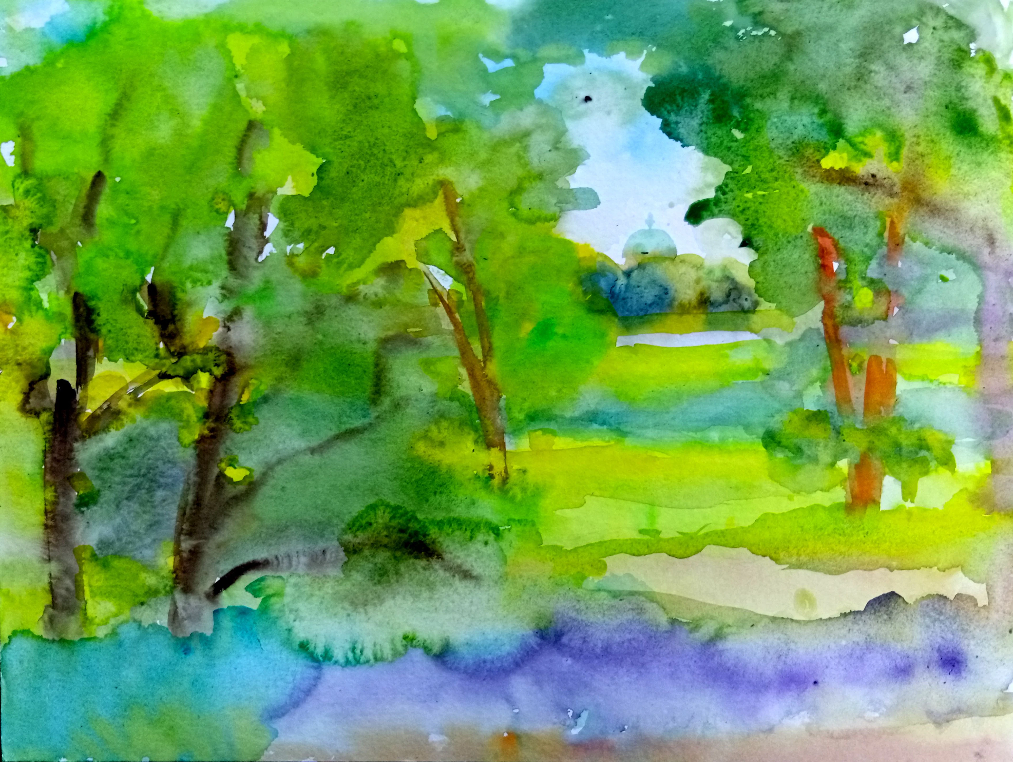 Scene in Sacrow Palace Park - Marko Fenske