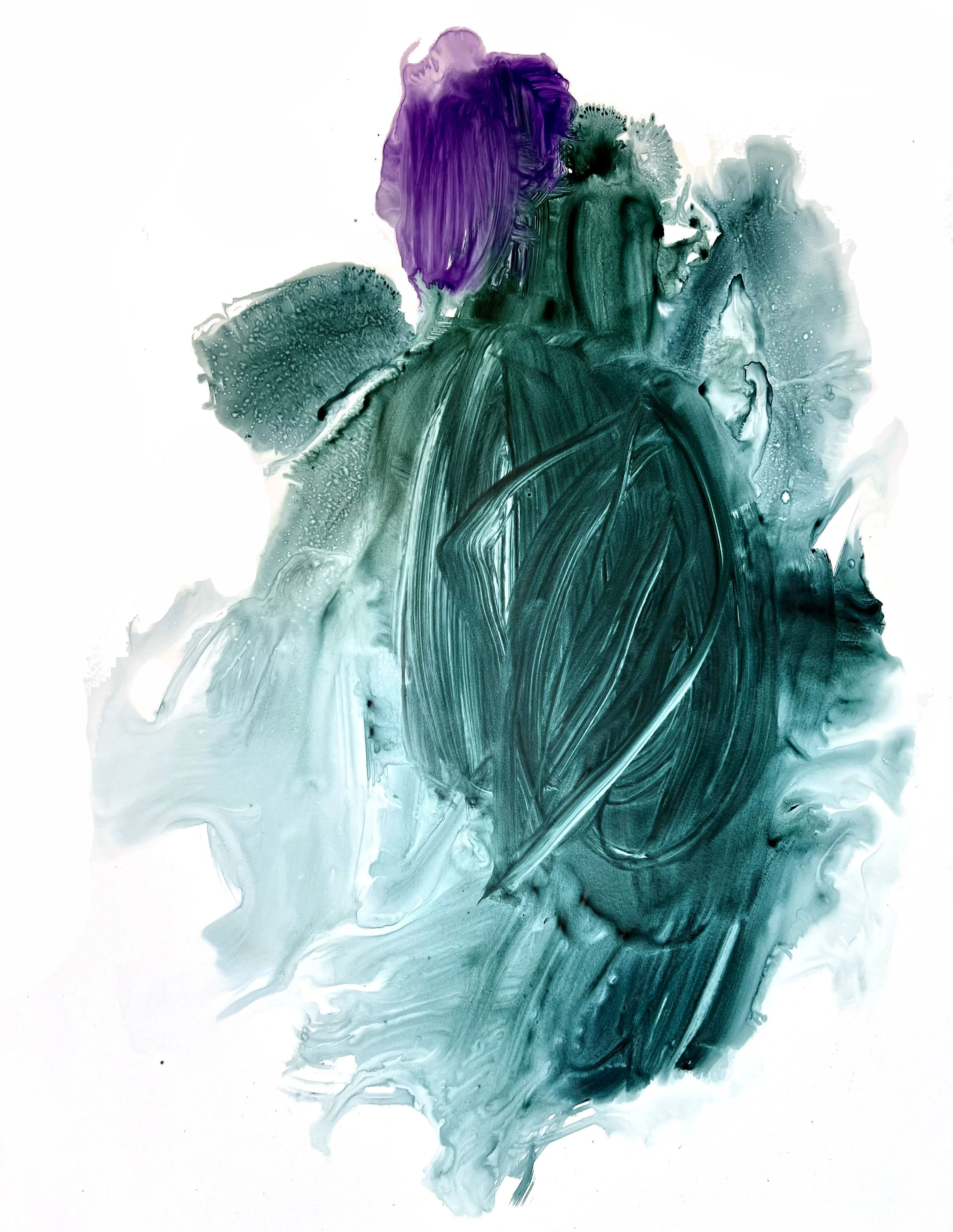 Violet and Fresh Greens - SUZ Shippey Borski