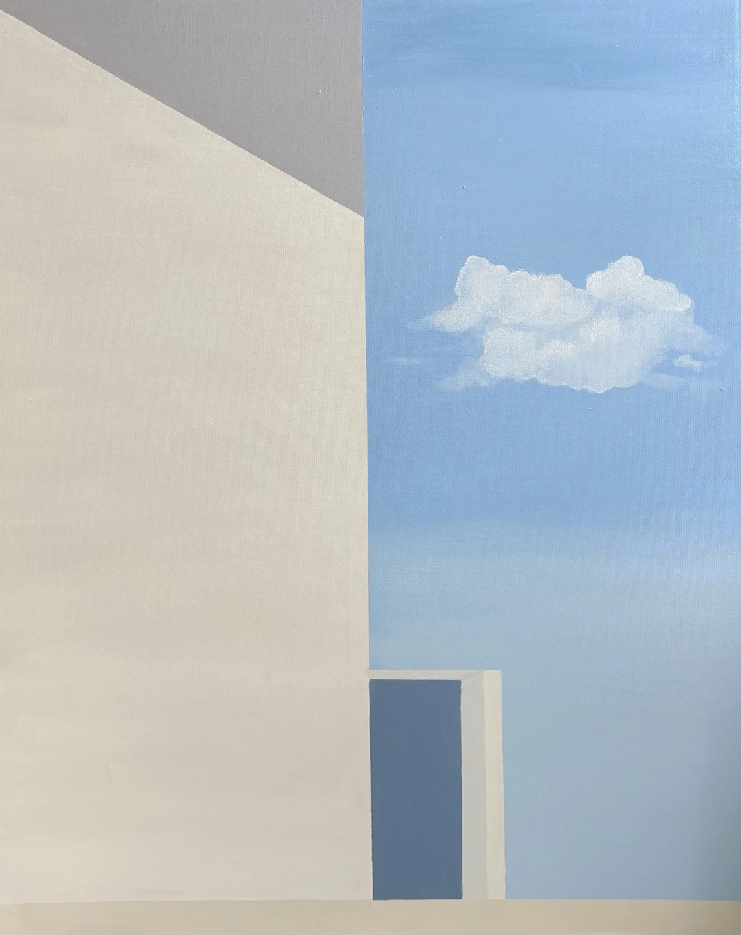 The Shape of Stillness XIII — Wall and Cloud - JIAN MA