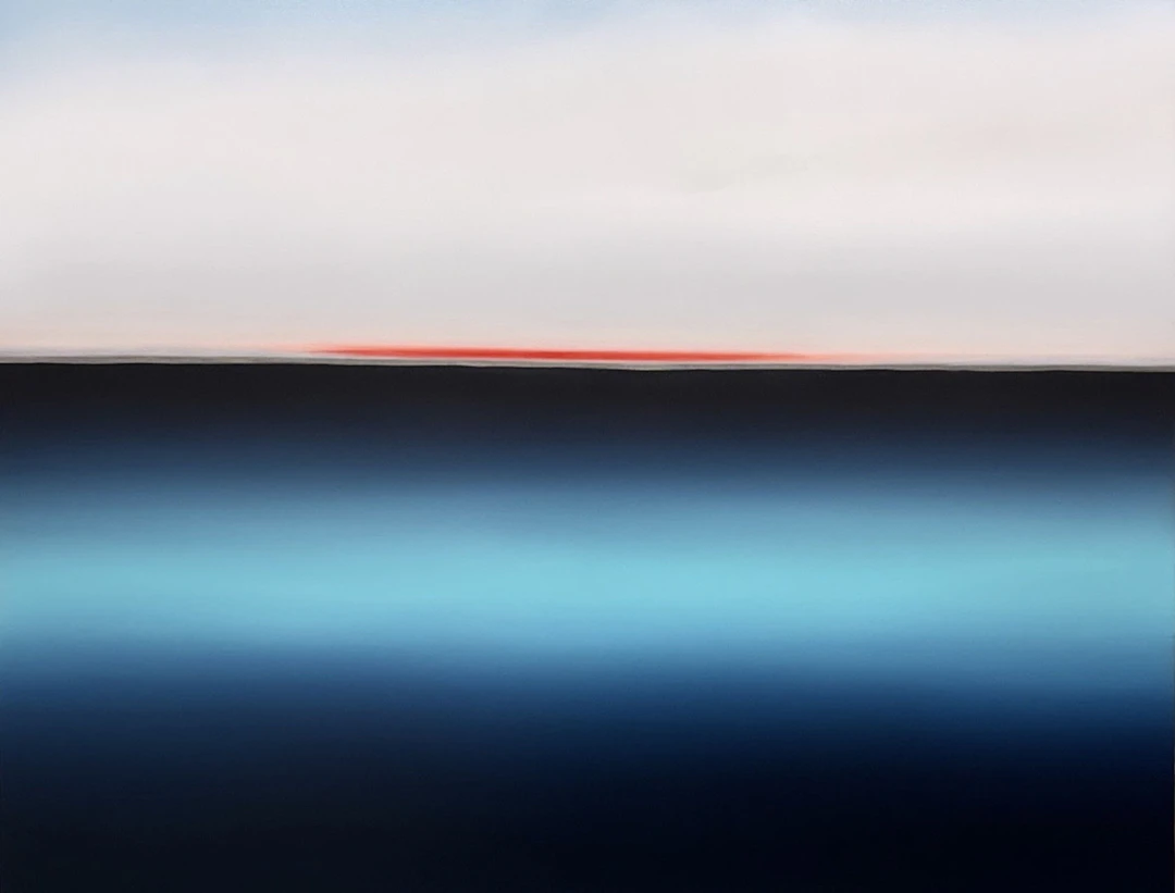 Large original abstract sunset DEEP INSIDE 98 - Larysa Uvarova