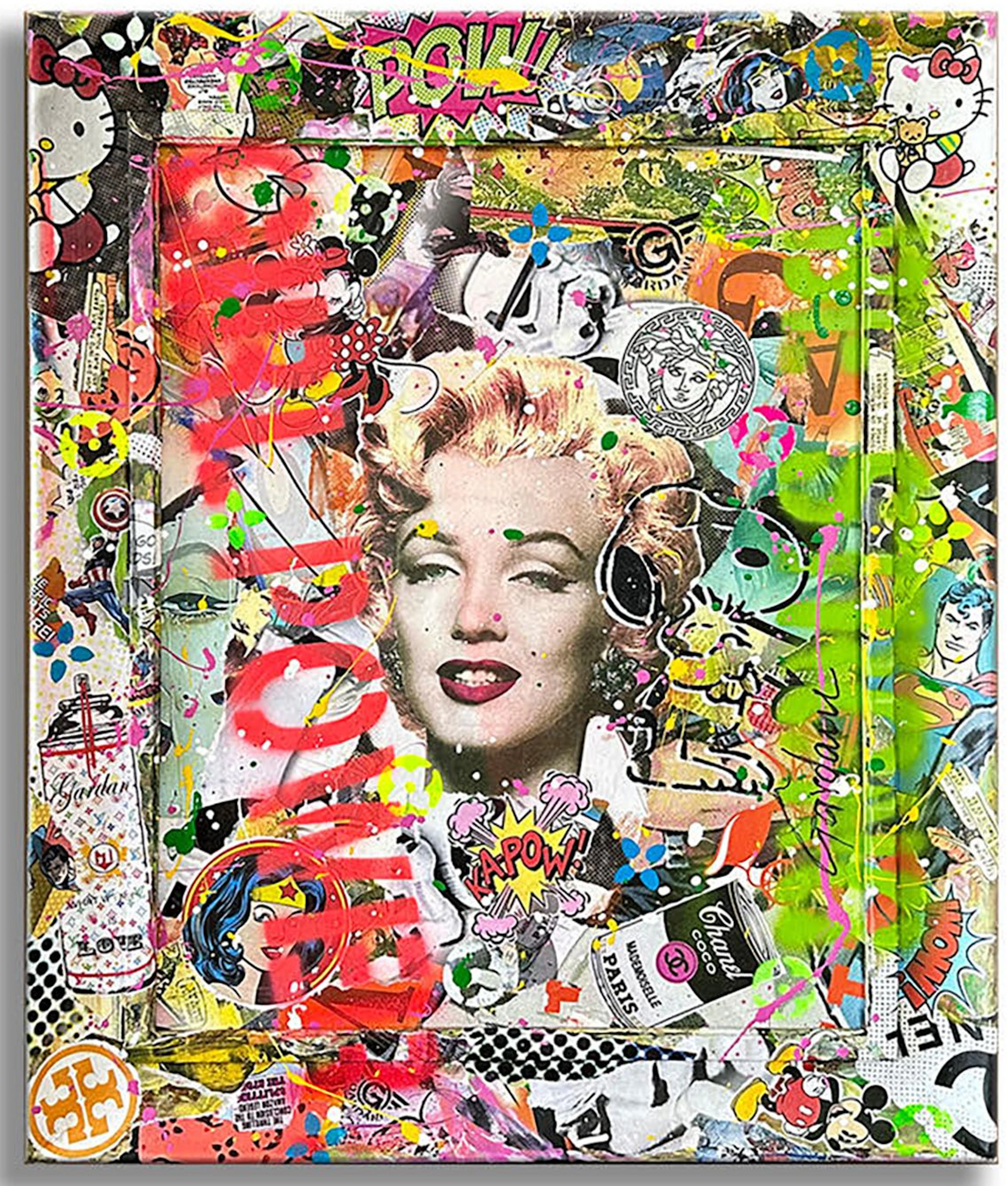 Marilyn Girl Power – Original Painting on Canvas - Gardani Art