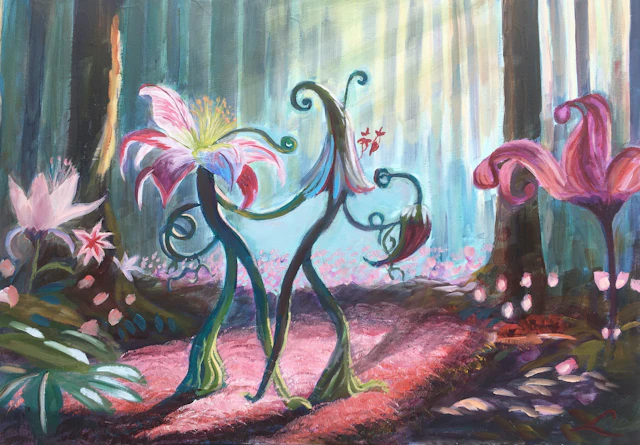 The dance of flowers - Elena Sokolova