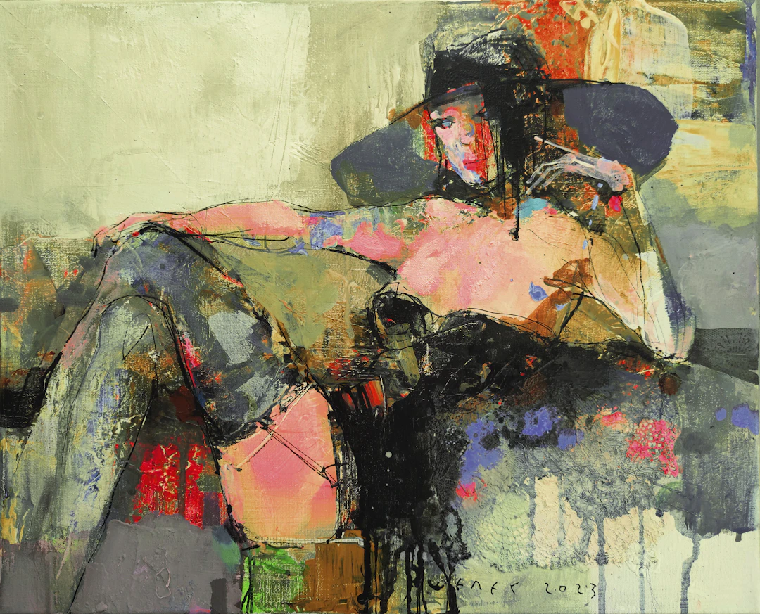 LADY ON THE COUCH - Victor Sheleg