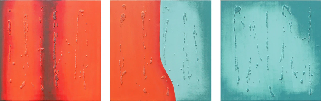 Stream Orange & Blue - Ronald Hunter