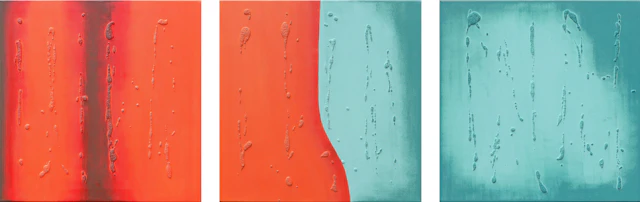Stream Orange & Blue - Ronald Hunter