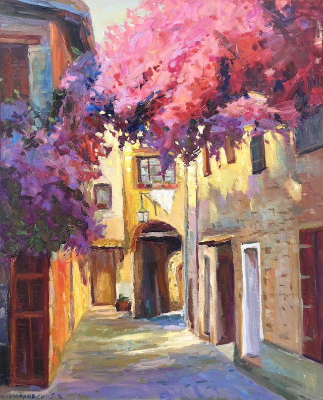 flower bush - Evgeny Chernyakovsky