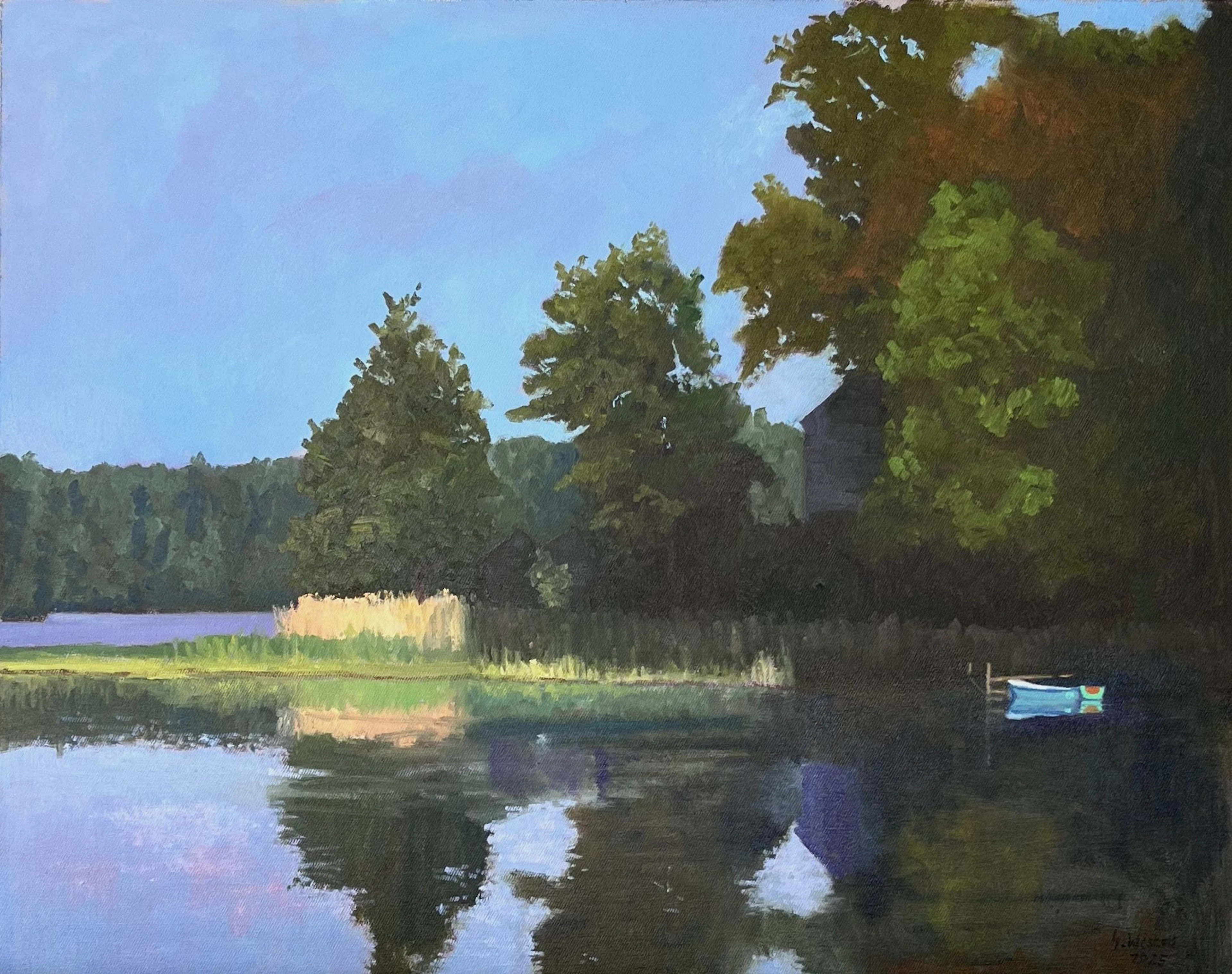 Reflecting reflecting on the lake - Gary Westall