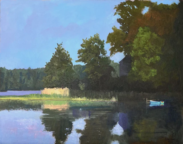 Reflecting reflecting on the lake - Gary Westall