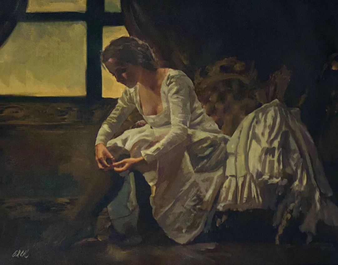 The Evening Rose - William Oxer F.R.S.A.
