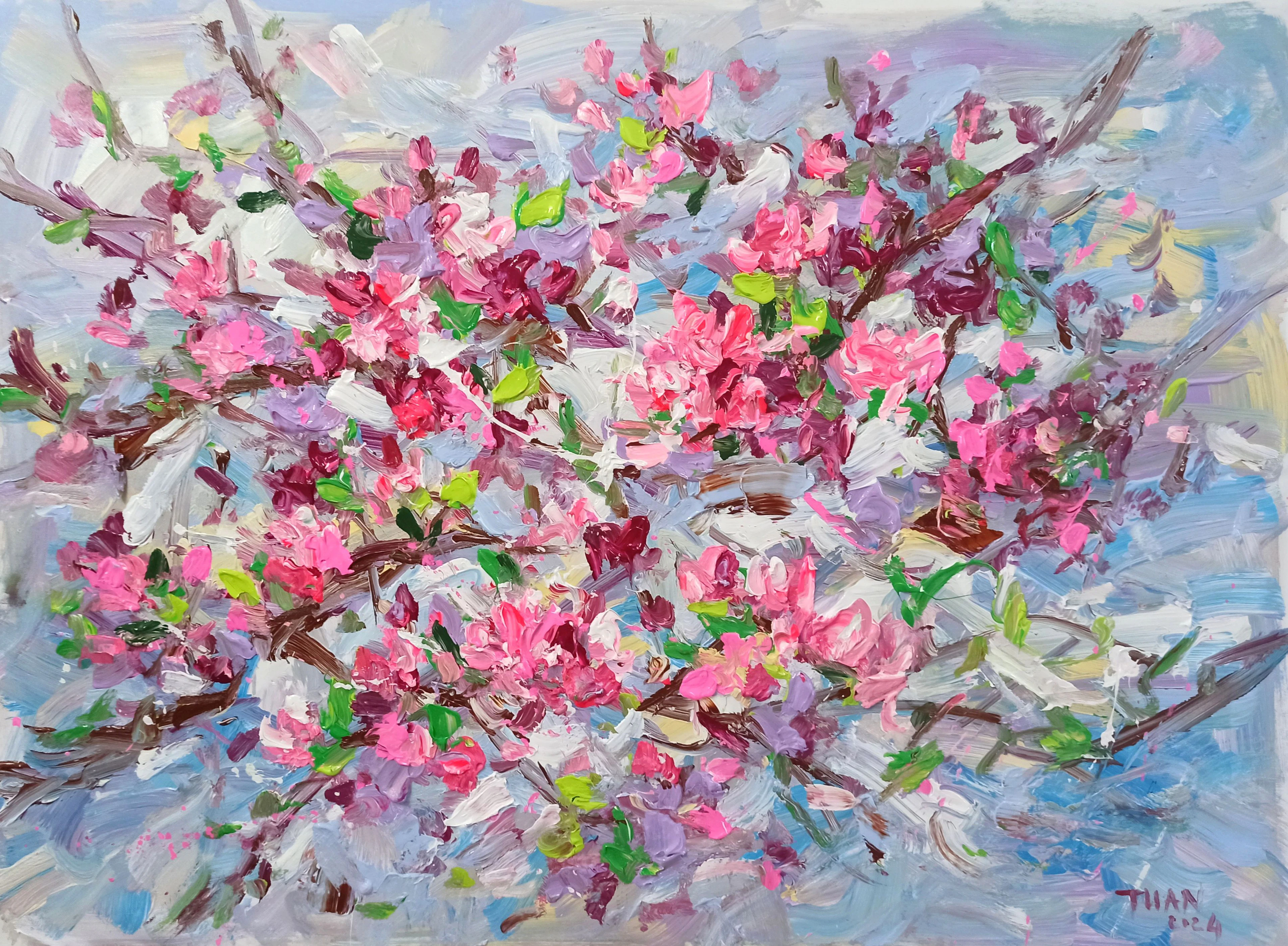 Peach blossom in Spring - LE ANH TUAN