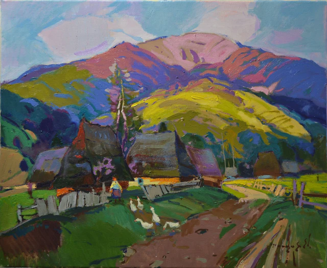 On the outskirts of Kolochava - Alexander Shandor