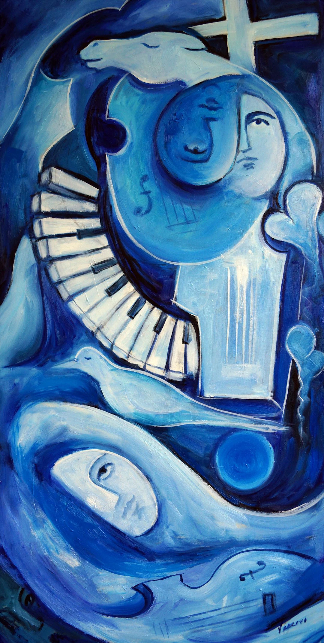 Triomphe Bleu - Valerie Vescovi